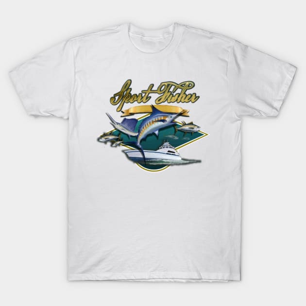 Sport Fisher T-Shirt by PeggyNovak